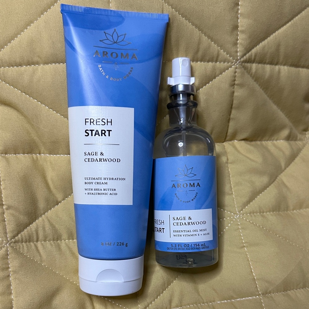 Bath and Body Works 2pc set- Fresh Start